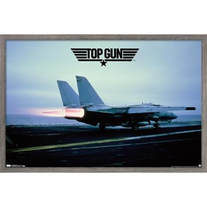 Trends International Top Gun - Maverick Plane Framed Wall Poster Prints - 1 of 4