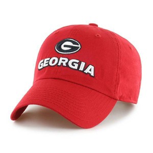 NCAA Georgia Bulldogs Men's Clean Up Fabric Washed Relaxed Fix Hat - 1 of 2