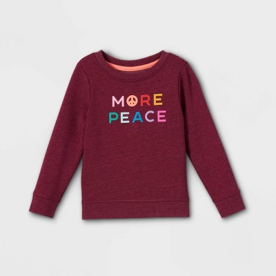 Toddler Girls' Fleece Pullover Sweatshirt - Cat & Jack™