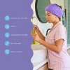 Spa Headband - Turbie Twist - 4 Pack - Extra Wide 5" for Curly Thick Hair - Microfiber Turbie Band - 2 of 4