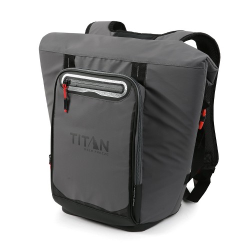 Arctic Zone Titan Deep Freeze 13qt Rolltop Backpack Cooler Gray