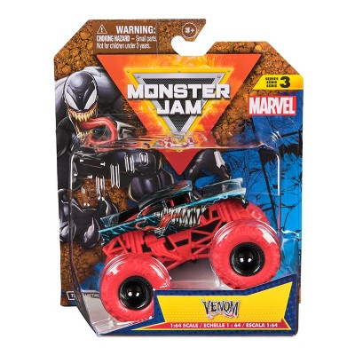 Monster Jam Marvel Official Venom Monster Truck - 1:64 Scale