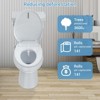 Smart Bidet Toilet Seat Elongated 19 in Electric Heated Seat with Soft Close Lid, Rear & Feminine Self-Clean Dual Nozzle, Easy Installation - 3 of 4