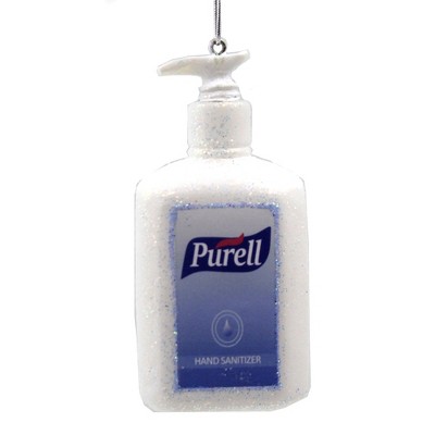 Holiday Ornament 3.5" Purell Hand Sanitizer Germs Cooties  -  Tree Ornaments