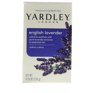 Yardley English Lavender Bath Bar, 4 oz Pack of 6 or 12 - 1 of 4