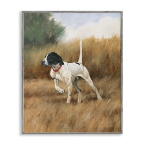 Stupell Industries Pointer Dog in Field, 24" x 30" - 1 of 4