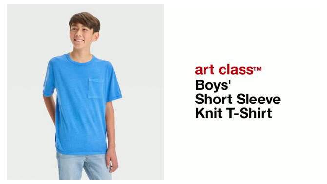 Boys' Short Sleeve Knit T-Shirt - art class™, 2 of 7, play video