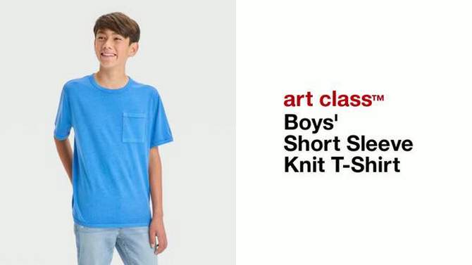 Boys' Short Sleeve Knit T-Shirt - art class™, 2 of 5, play video