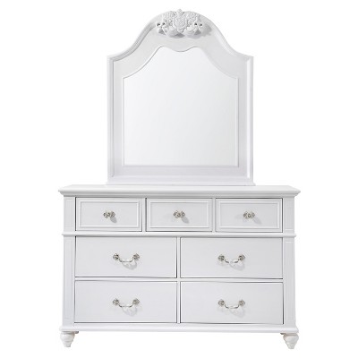 white dresser with mirror target