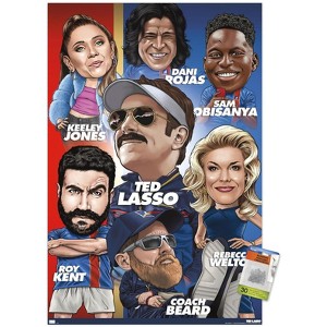 Trends International Ted Lasso - Character Grid Unframed Wall Poster Prints - 1 of 4