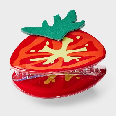 Tomato Claw Hair Clip - A New Day™ Red