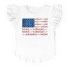 The Juniper Shop American Bow Flag Coquette Flutter Sleeve Tee - 2 of 4