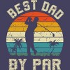 Women's Design By Humans Best Dad By Par Tropical Golf By Racerback Tank Top - 2 of 2