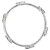 Dicksons Horizontal Petal Flare Cross with Smooth Polished Tile Stretch Bracelet - 3 of 4