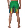 Lars Amadeus Summer Comfortable Elastic Waist Colorful Printed Beach Board Shorts 2 Pcs - 3 of 4