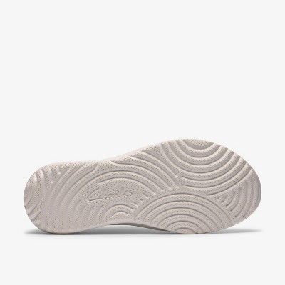 Обувь Clarks Cloudsteppers Womens Solevana Style White Leather Shoes 9 Medium — фото 4