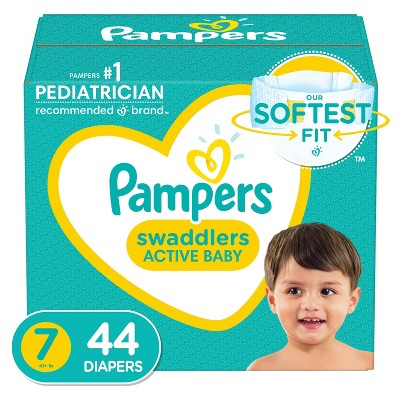 Pampers Swaddlers Diapers Super Pack - Size 7 - 44ct