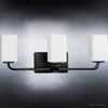 Urban Ambiance Luxury Contemporary Bath Light 8.5''H x 23.5''W,  Midnight Black Finish,  Louisville Collection, UHP4330 - 4 of 4