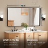 Keonjinn Framed Wall Mirror, Modern Rectangular Bathroom Vanity Mirror, Wall Mounted - 3 of 4