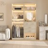 Aheaplus Closet System with Drawers and Mirror - 2 of 4