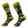 Crazy Dog T-Shirts Men's Powered By Tacos Socks Funny Vintage Retro Mexican Food Lovers Footwear - 2 of 4