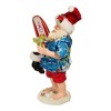 Kurt Adler 11-Inch Fabriché Santa with Surfboard and Drink - 4 of 4