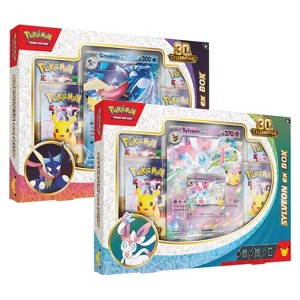 Pokemon 30th Celebration ex Box Art Set | Sylveon ex and Greninja