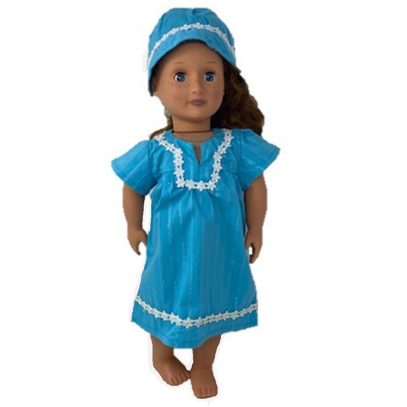 Doll Clothes Superstore Matching Girl And Doll Dress With Hat Size 5, 4 of 5