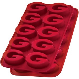 MasterPieces FanPans 2-Pack Team Ice Cube Trays - NCAA Georgia Bulldogs - 1 of 3