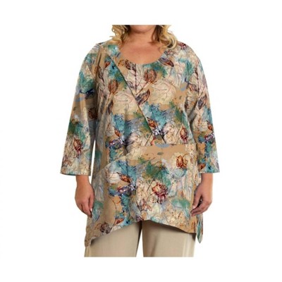 Women's Printed Caiden Tunic - Plus - On The Plus Side