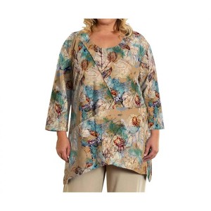 Women's Printed Caiden Tunic - Plus - On The Plus Side - 1 of 3