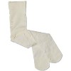 Memoi Girls "Heart To Heart" Flocked Opaque Fashion Tights - 3 of 4