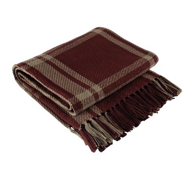 Park Designs Sturbridge Throw - Wine