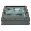 SKB Roto Rack/Mixer Top Console, 10U Slanted Rackmount with Steel Threaded Rails, Hard Lid and Doors, and Side Access Ports, Black - 2 of 4