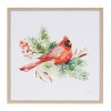 Framed Winter Cardinal Print Under Glass (Set of 2) - 2 of 3