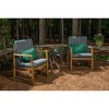 Casual Cushion Solid Sunbrella Fabric 1-Piece Indoor/Outdoor Lumbar Pillow, 19"W x 12"L - 2 of 4