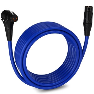 LyxPro Right Angle Female to Male XLR Microphone Cable - 1 of 4