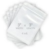 UOFFICE 1000 Reclosable Clear Poly Bags 3"x3",  4 MIL Resealable Bags - 3 of 4