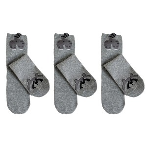 Anna-Kaci Women's 3-Pair Cotton Blend Socks with Cute Animal Designs Breathable and Comfortable - 1 of 4