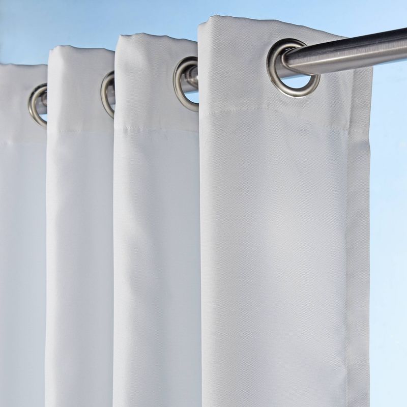 Sailor Indoor/Outdoor UV Protectant Grommet Top Curtain Panel - Sun Zero, 4 of 7