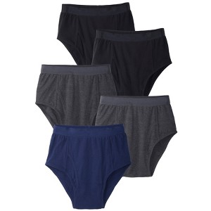 KingSize 5-Pack Classic Cotton Briefs - 1 of 2