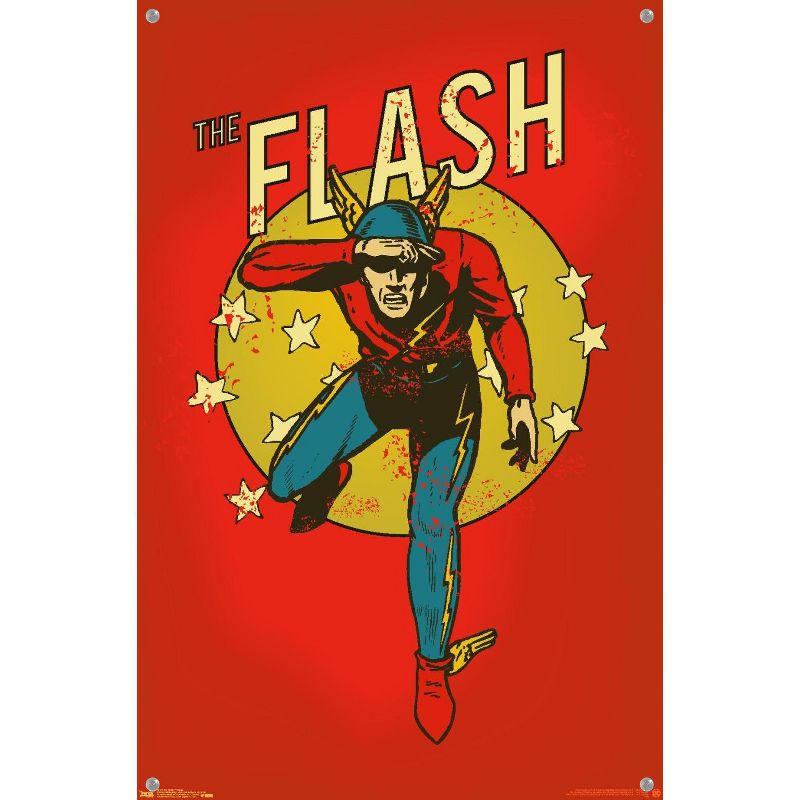 Trends International DC Comics - The Flash - VIntage Unframed Wall Poster Prints, 4 of 7