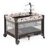 Pamo Babe Portable Nursery Center Foldable Bassinet Play Yard Crib Sleeper with Travel Cot, Changing Table Diaper Station, Mobile, & Carry Bag, Khaki - 3 of 4