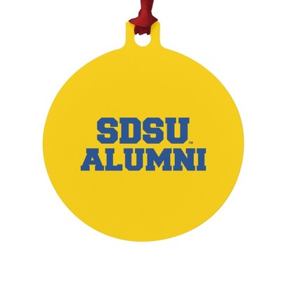 South Dakota State University Alumn Aluminum Holiday Christmas Tree Ornament