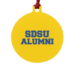 South Dakota State University Alumn Aluminum Holiday Christmas Tree Ornament - 1 of 4