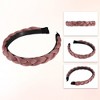 Unique Bargains Women's Thick Braided Knotted Non-slip Fashion Elastic Solid Color Headband 1 Pc - 4 of 4