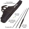 Leisure Sports Fly Fishing Combo With 8' 3-Piece Rod, Reel, Fly Line, Tapered Leader, 2 Flies, and Carry Bag - Black - 3 of 4