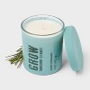 Grow Garden Lemongrass Jar Candle 6oz - Room Essentials™ - 3 of 3
