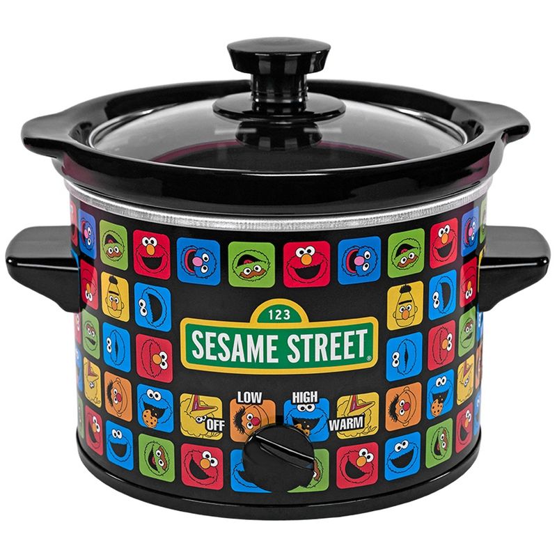 Uncanny Brands Sesame Street 2-Qt Slow Cooker, 1 of 4