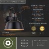 VAXCEL Cody Dark Bronze Motion Sensor Dusk to Dawn Outdoor Wall Light Farmhouse Metal Shade - 4 of 4